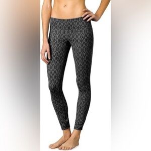 PrAna Maison Leggings Black Baleen Ankle Length Size Small